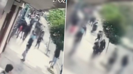 Video muestra balacera en Metro Cumming: Sujeto recibe tres disparos en acceso a la estación