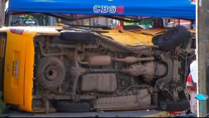 Lo que se sabe de fatal choque en Recoleta: Niño murió por culpa de delincuentes que impactaron furgón escolar