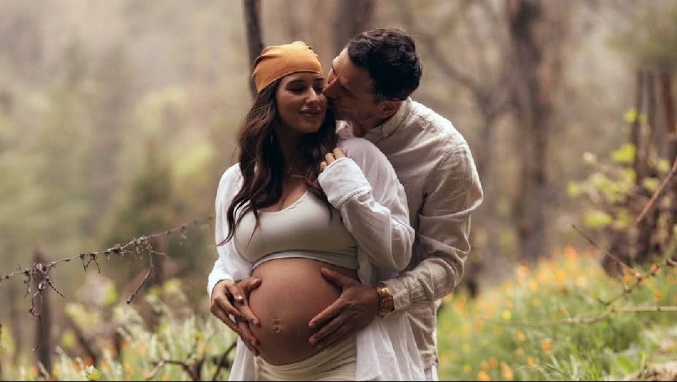 'Ha comido 40 piñas': Melina Noto está ansiosa en las horas previas al nacimiento de su guagua