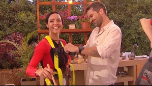 'Empezó a darme calor': Pops y Luciano Mazzetti tuvieron coqueteo intercambio en medio de prueba de cocina