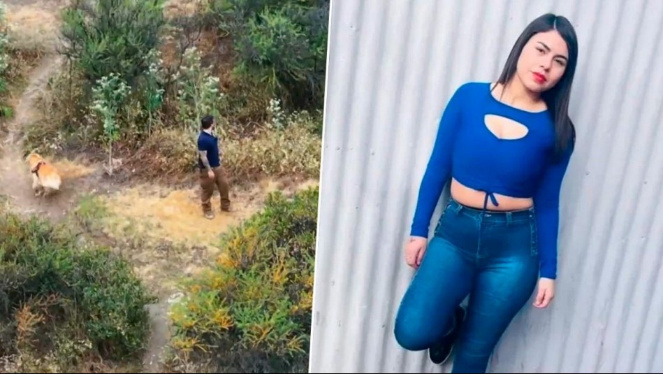 Tras triangulación de señales: PDI realiza operativo en cerro Chena por desaparición de Krishna Aguilera