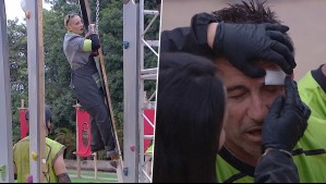 Furia quiso ayudar: Fernando Solabarrieta no pudo finalizar prueba física y terminó con lesión en su rostro