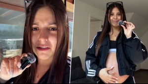 Hasta con sus iniciales al fondo de la piscina: Ignacia Antonia muestra los avances de su casa con Ak4:20