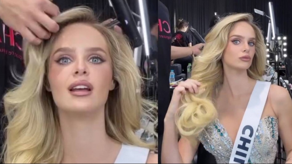 Elegante y con efecto voluminoso: Así logró Inna Moll su melena de reina para su debut en Miss Universo 2025