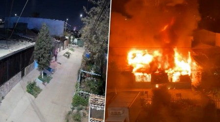 Sujeto incendió casa y cuando fue atrapado por Carabineros entregó insólita razón: Todo quedó captado en video