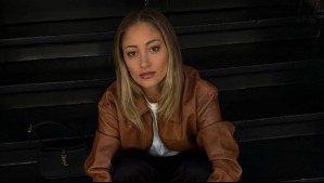 El minivestido de cóctel más moderno de Florencia Araneda: Apuesta por volumen y color champagne