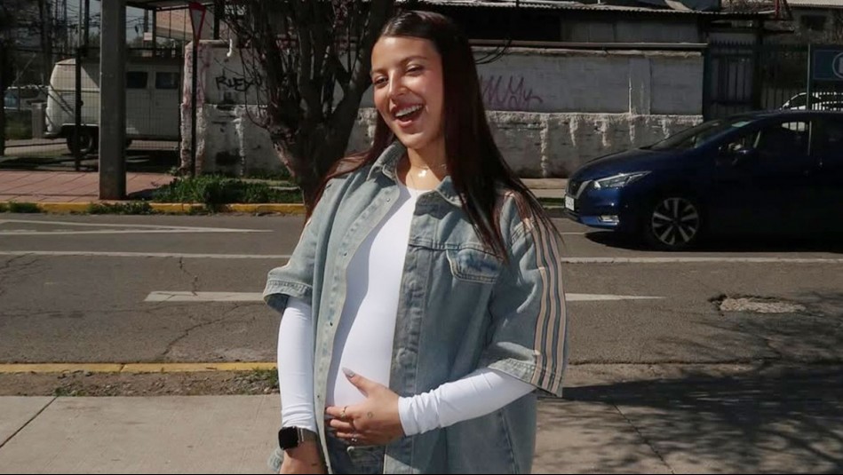 'Alguien quiere salir': El sorprendente video con el que Ignacia Antonia mostró el movimiento de su bebé
