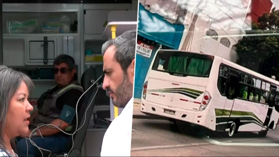 Conductor de microbús evade fiscalización, impacta a dos personas y se da a la fuga en San Bernardo