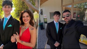 ¡Está gigante!: Hijo de Karen Paola y Juan Pedro Verdier se graduó de cuarto medio