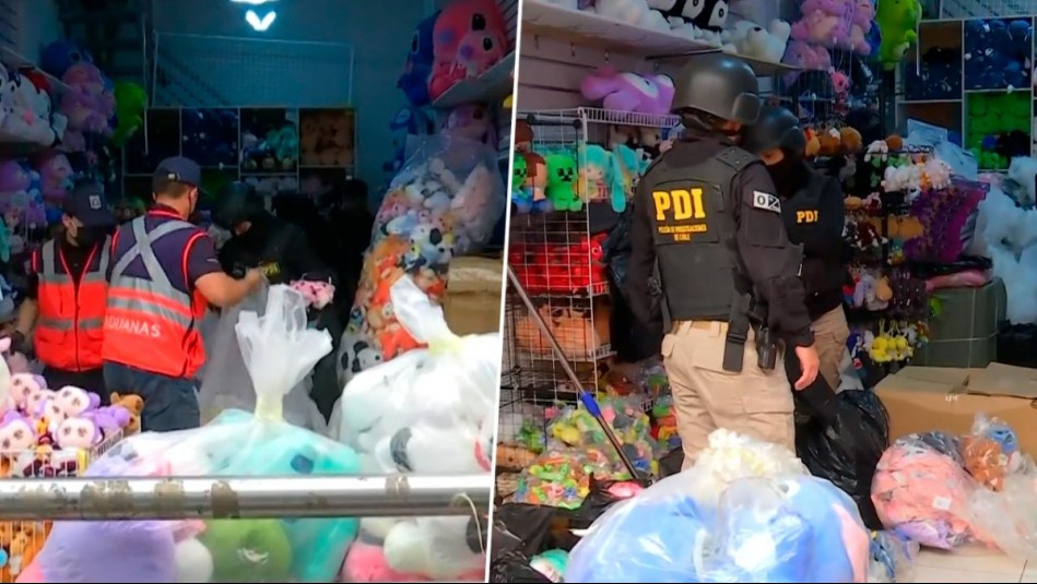 Stitch, Mickey y Labubus: Decomisan miles de peluches falsificados en la previa de Navidad en Meiggs