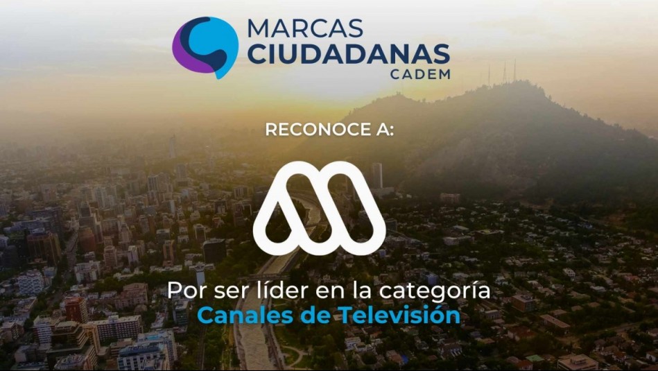Mega es reconocido como líder en la categoría Canales de Televisión en el estudio Marcas Ciudadanas 2025
