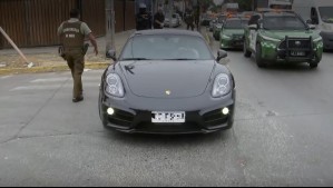 Desde San Bernardo a San Joaquín: Persecución policial deja dos detenidos tras robo de vehículo de alta gama