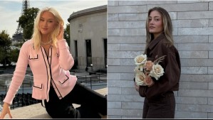 Originales y en tonos claros: Florencia Araneda y Vesta Lugg impactan con looks similares en sesión de fotos