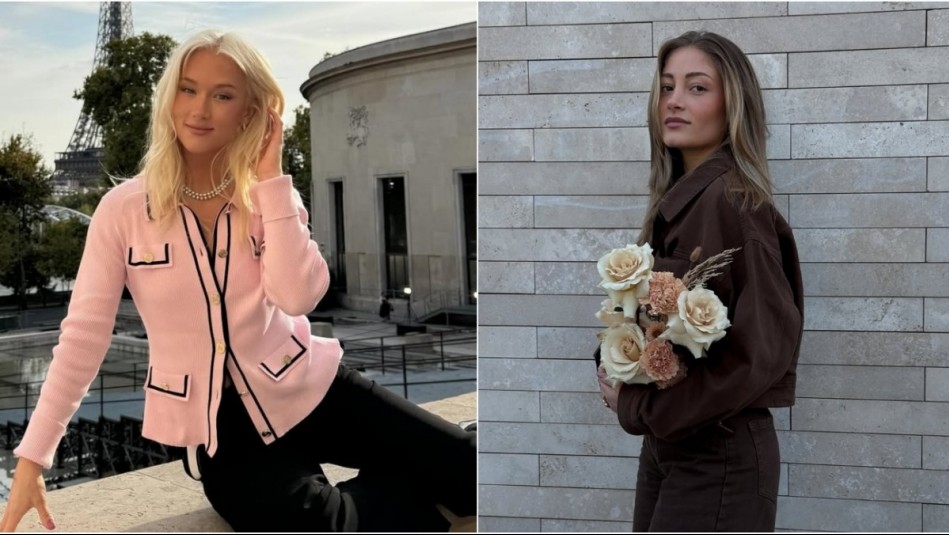 Originales y en tonos claros: Florencia Araneda y Vesta Lugg impactan con looks similares en sesión de fotos