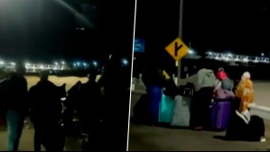 Tensión en Paso Chacalluta: Imágenes exclusivas muestran cruce masivo de extranjeros desde Chile hacia Perú