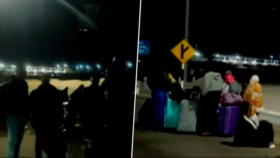 Tensión en Paso Chacalluta: Imágenes exclusivas muestran cruce masivo de extranjeros desde Chile hacia Perú