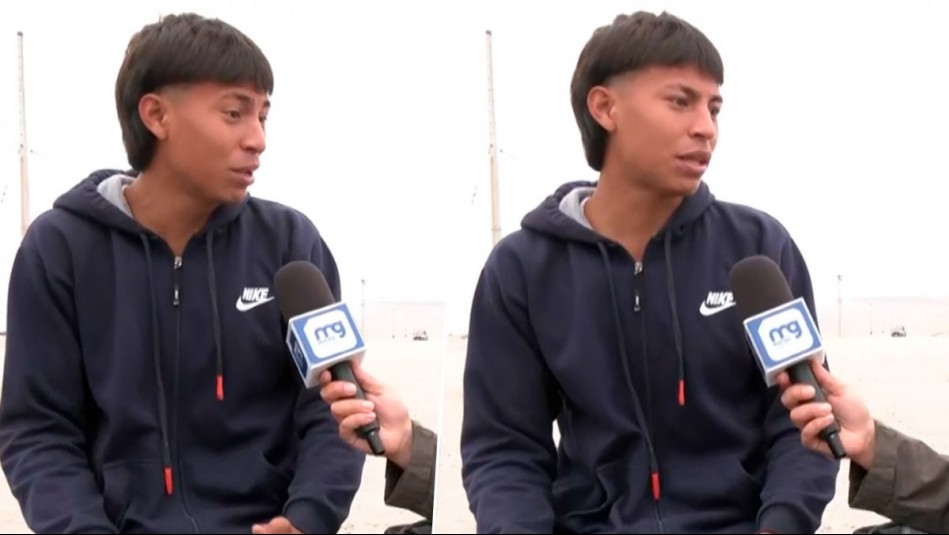 'Nunca en mi vida he sacado papeles': Migrante se encuentra 'atrapado' en frontera entre Chile y Perú