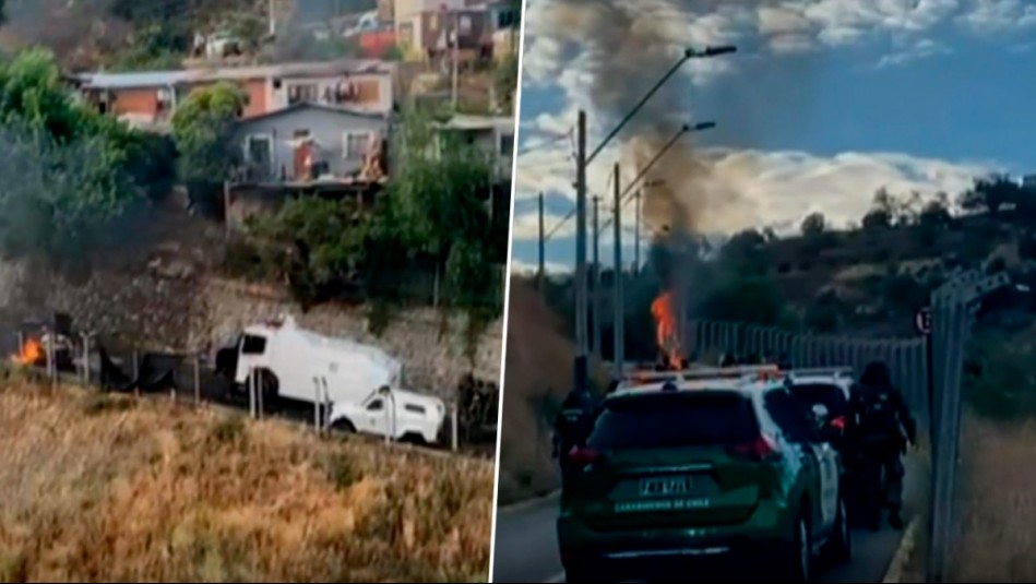 Violentos incidentes en desalojo de toma de Cerro 18: Levantan barricadas y lanzan bombas molotov