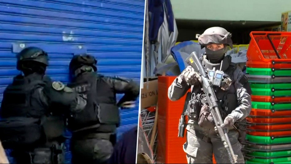 PDI realiza megaoperativo en Barrio Meiggs: Buscan desbaratar a 'mafia china'