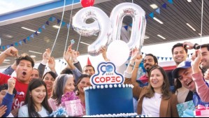 Por aniversario: Copec sorteará  90 años de combustible gratis