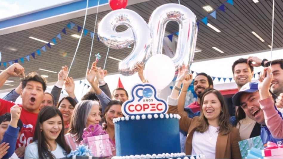 Por aniversario: Copec sorteará  90 años de combustible gratis