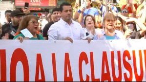 Locatarios del Barrio Franklin protestan por clausura de galpón: Les dieron cuatro días para dejar el lugar