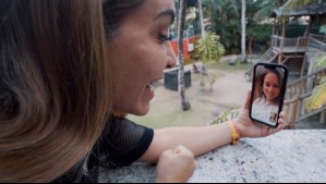 Viajando Ando: Dani Urrizola se emocionó con videollamada a Flaviana Seeling desde Porto Seguro