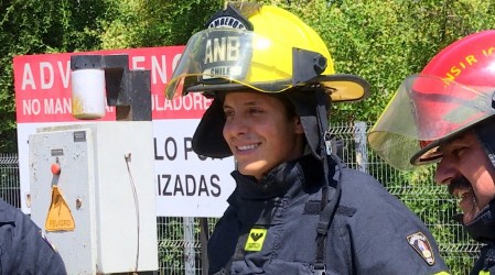 "Es admirable": Máximo Menem Bolocco destacó la labor de los bomberos tras intensa prueba donde apagó incendio