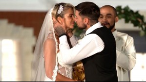 'Orgulloso': Carla Ochoa y Luis Mateucci sorprendieron con romántico beso en actividad de novios