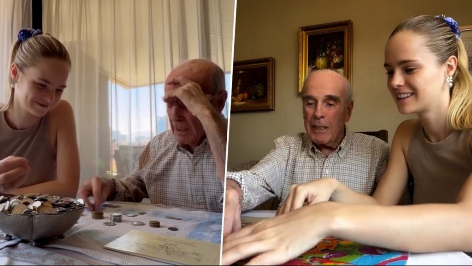 'Hoy se acuerda de ciertas cosas': Inna Moll comparte íntimo momento jugando con su abuelo con alzhéimer