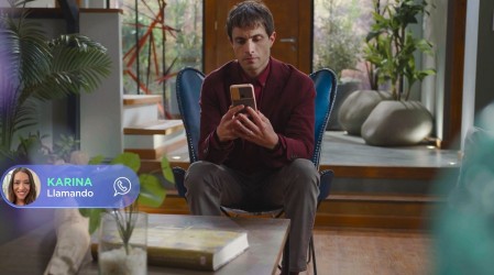 ¿Arruinará las cosas con Karina? Joaquín cortó una llamada de la artista a Ignacia en El Jardín de Olivia