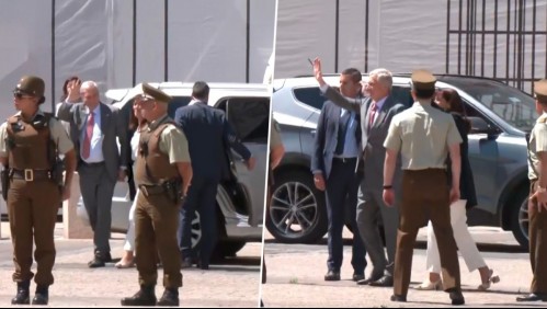 Saludó a adherentes: Así fue el arribo de Kast a La Moneda para su encuentro con el Presidente Gabriel Boric