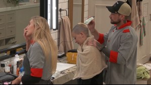 Furia dejó que Luis Mateucci le rasurara la cabeza