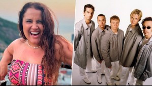 'Qué lindo regalo': Pamela Leiva vive inesperada interacción con los Backstreet Boys tras asistir a concierto