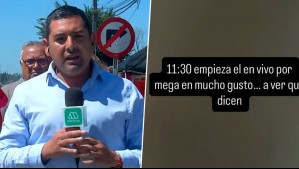 'Pasó a centímetros mío': Periodista de Mega relata amedrentamiento tras denunciar carreras clandestinas