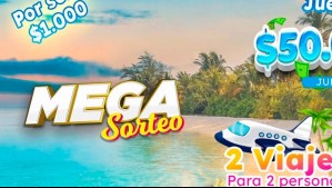 Desde viajes hasta $50 millones: Estos son los premios que puedes ganar con el Mega Sorteo Vacaciones