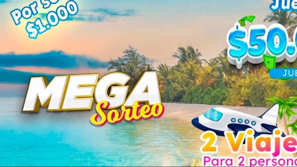 Desde viajes hasta $50 millones: Estos son los premios que puedes ganar con el Mega Sorteo Vacaciones