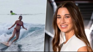 'Gracias a la vida': El sorprendente video de Tita Ureta surfeando las olas durante su embarazo