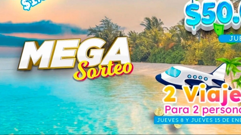 ¡Se fue! Este es el número ganador del primer viaje al Caribe para dos personas del Mega Sorteo Vacaciones