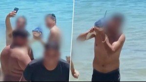 Indignación por veraneantes que sacaron a tiburón del mar en El Quisco: Se tomaron selfies y se lo llevaron