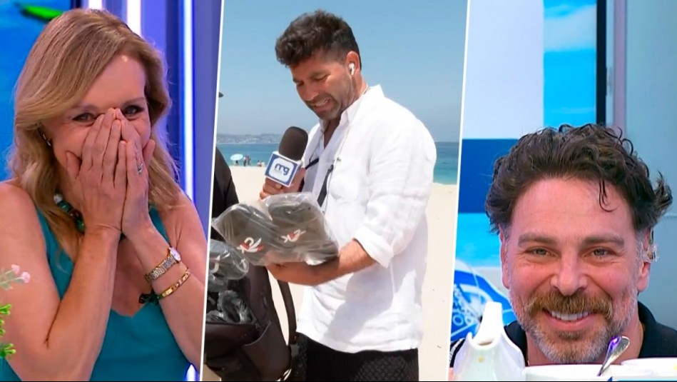 'Yo calzo 45': Karim Butte provoca pícara reacción en José Antonio Neme y Karen Doggenweiler