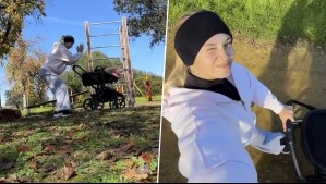 Pareja de Alexis Sánchez: Alexandra Litvinova mostró un tierno paseo con su hija mientras hacía deporte