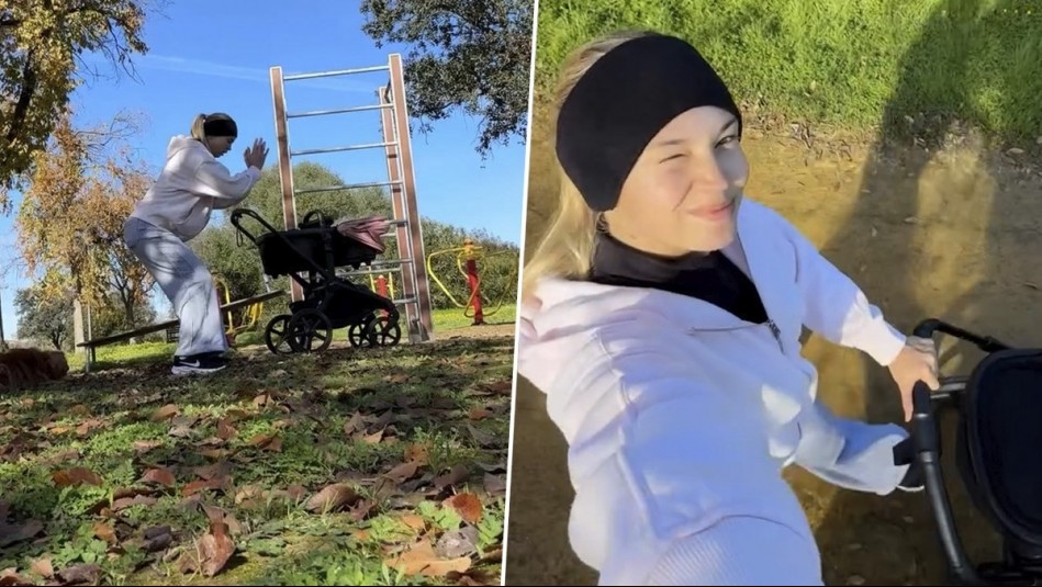 Pareja de Alexis Sánchez: Alexandra Litvinova mostró un tierno paseo con su hija mientras hacía deporte