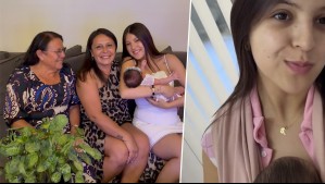 Ignacia Antonia comparte tierno registro junto a su hija Amelia a casi un mes de su nacimiento