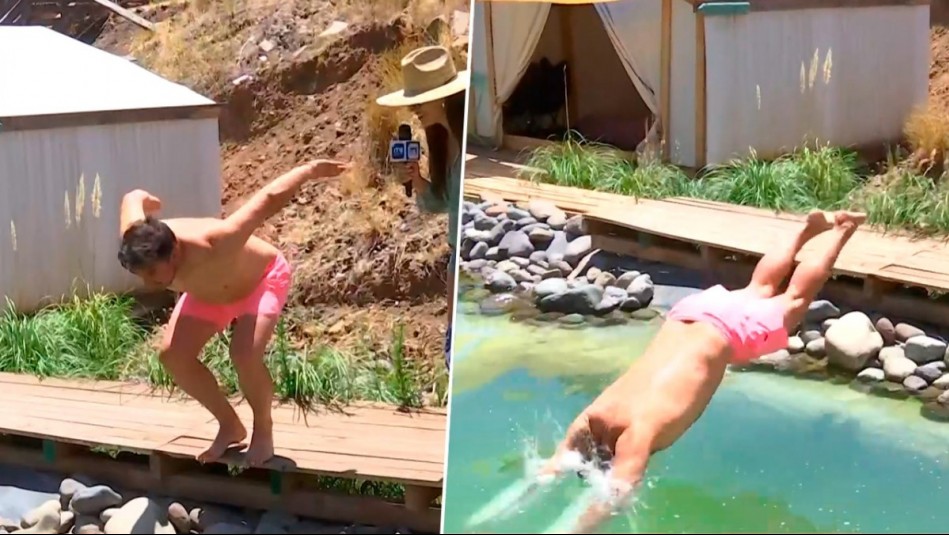 Se robó el show: César Campos sorprende con piquero en despacho en vivo