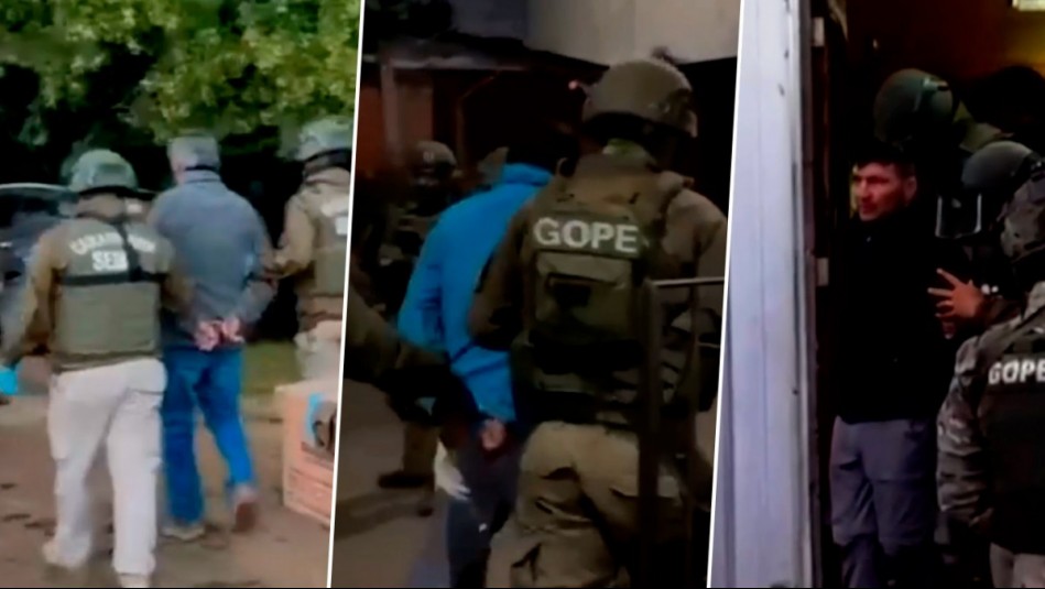 Videos muestran operativo para arrestar a hijos y exyerno de Julia Chuñil
