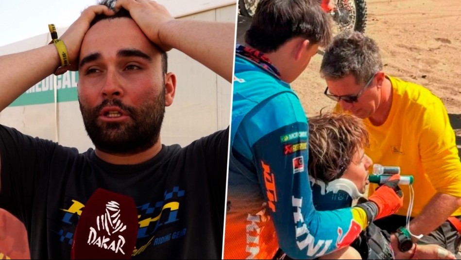 '¡Es mi mejor amigo!': El impacto de Tomás de Gavardo por el accidente de Ruy Barbosa en el Dakar 2026