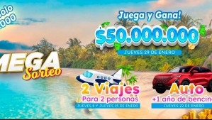 ¡Se fue otro viaje al Caribe! Este es el número ganador del segundo sorteo del Mega Sorteo Vacaciones