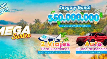 ¡Se fue otro viaje al Caribe! Este es el número ganador del segundo sorteo del Mega Sorteo Vacaciones