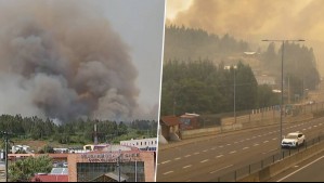 Gendarmería ante incendio en inmediaciones de cárcel en Concepción: 'Activamos los protocolos internos'